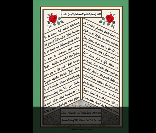 Sultan’ın Başucu Kitabesi Türkçe